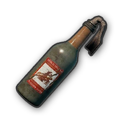 The Molotov cocktail — it breaks on impact and spreads burning fuel, dealing damage over time and denying any space you can't push directly.