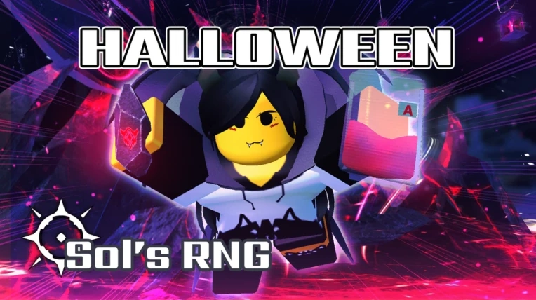Promotional art for Sol's RNG on Roblox, the luck-based aura roller with built-in auto-rolling.