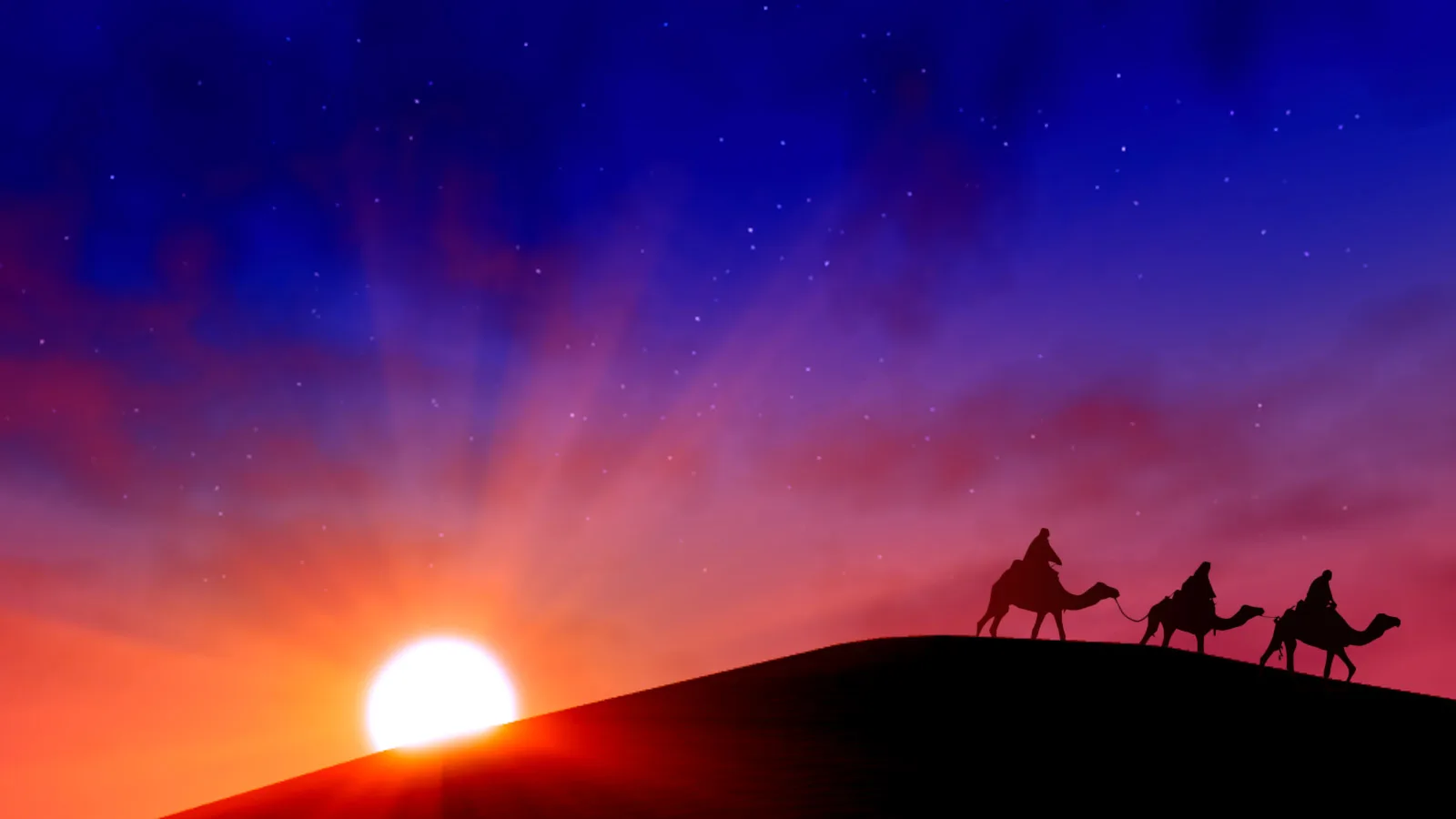 A desert sunset scene rendered with Roblox atmospheric effects, with warm scattered sunlight glowing across dunes and a hazy horizon, from the official Roblox Creator Documentation.