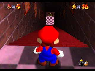 The endless stairs — normally a hard 70-star gate, and the most famous thing a BLJ skips.