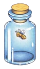 Official artwork of a Bee from A Link to the Past — the Golden Bee variant hangs around far longer once released.