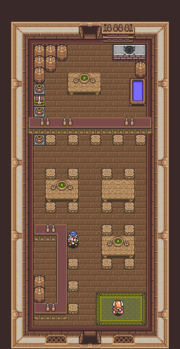 The tavern in Kakariko Village — the second Magic Bottle sits in a chest behind its back entrance.