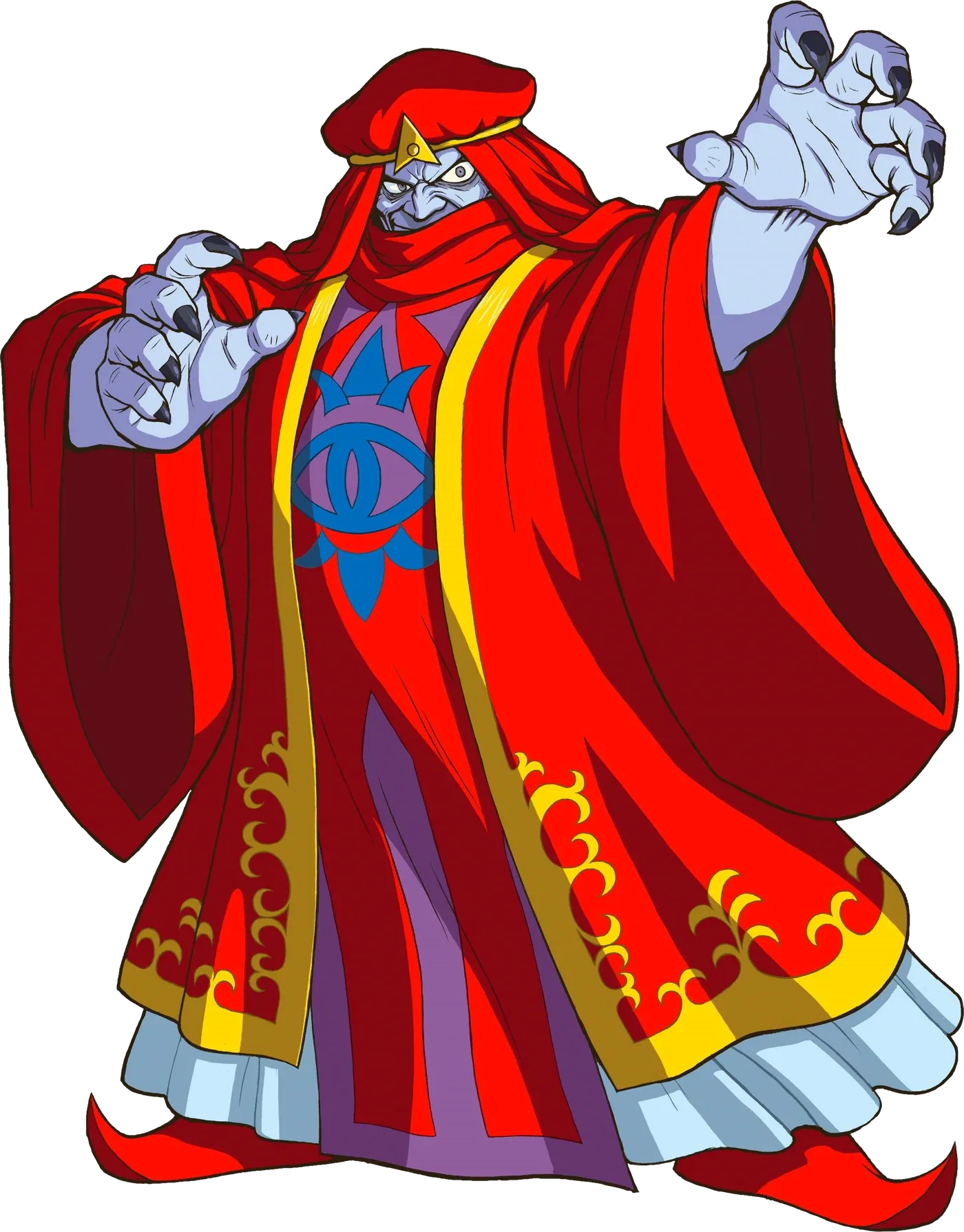 Agahnim, the dark wizard fought at Hyrule Castle Tower and again at the top of Ganon Tower.