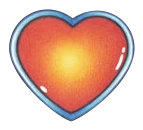Official artwork of a full Heart Container — four Pieces of Heart build one of these.