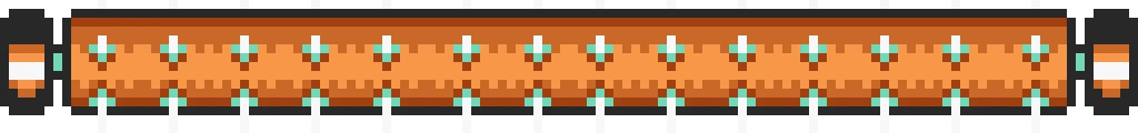 The rolling spike trap sprite sheet from A Link to the Past, shown enlarged.