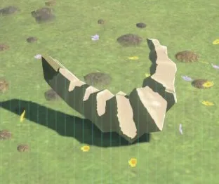 A Lynel Horn, one of seven materials that make White Dye and also a Barbarian Set upgrade material.