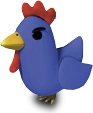Cojiro, the blue Cucco you receive from Talon during the Ocarina of Time trading quest.