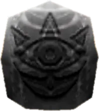 Model render of a Gossip Stone from The Legend of Zelda: Ocarina of Time.